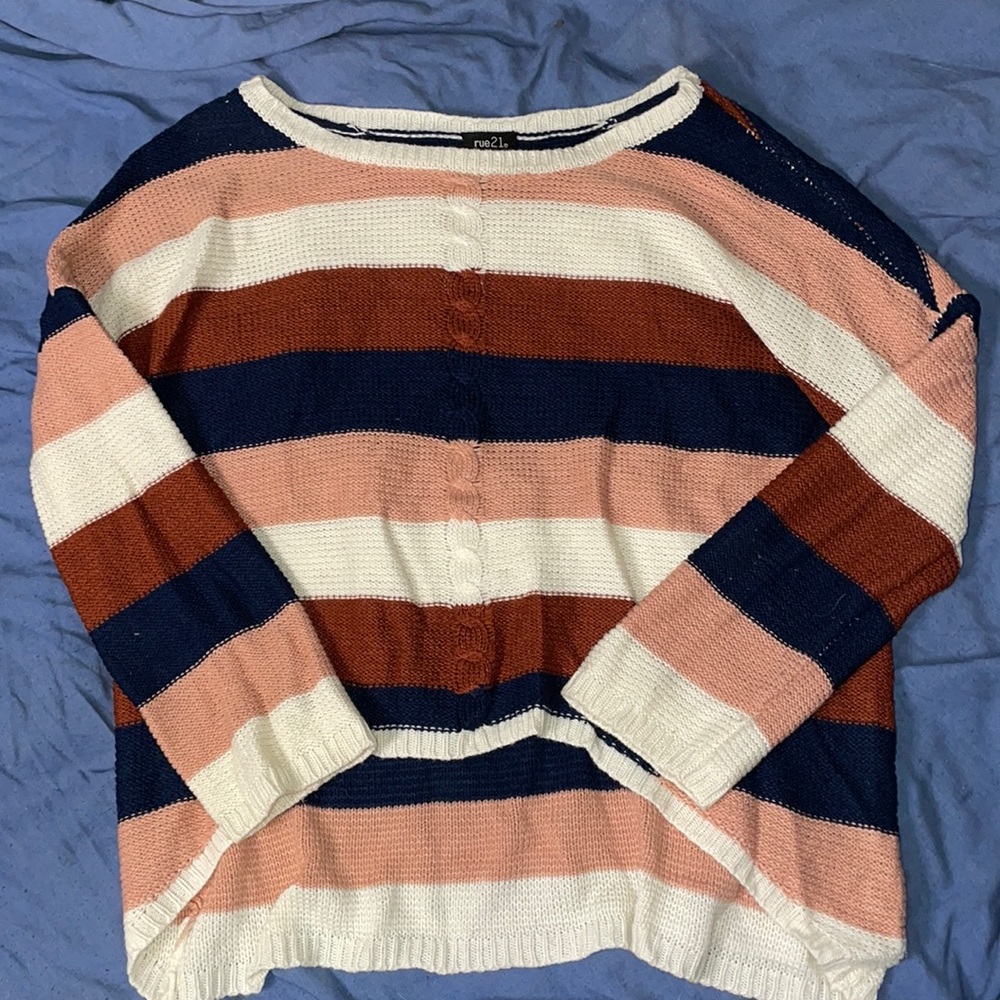 Rue21 Bright Striped Sweater